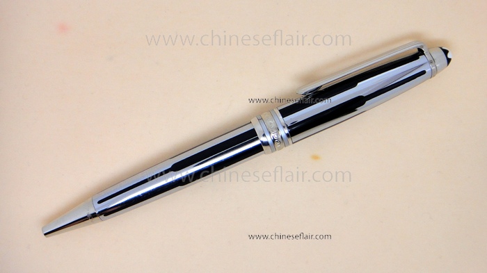 Montblanc Meisterstück Solitaire Silver & Black Ballpoint Pen